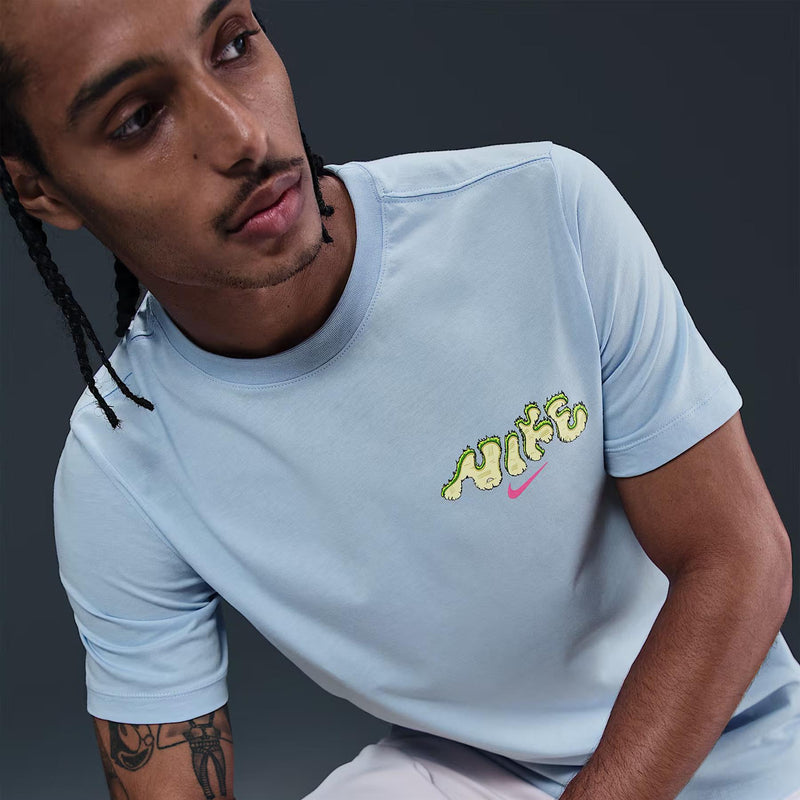 Golf Graphic 1 Cotton Tee Psychic Blue