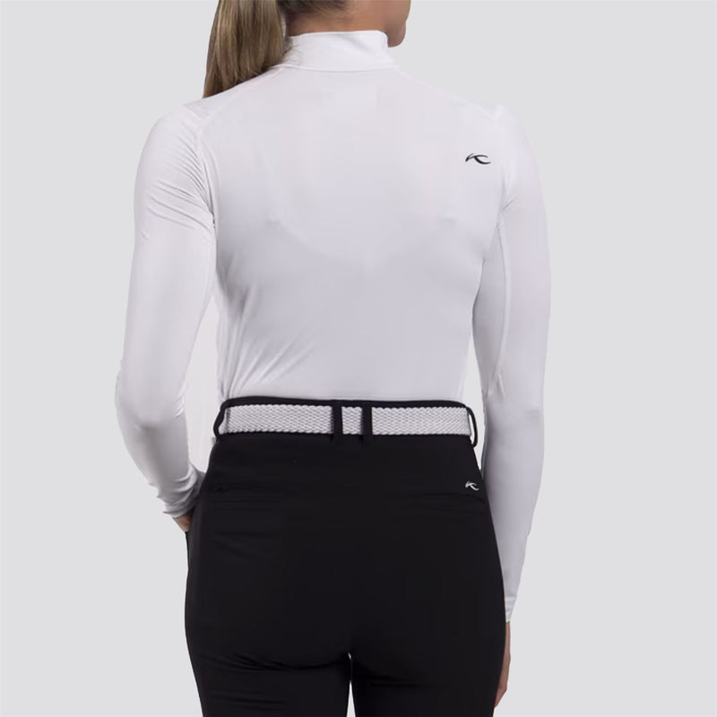 Womens Base Layer Turtleneck White