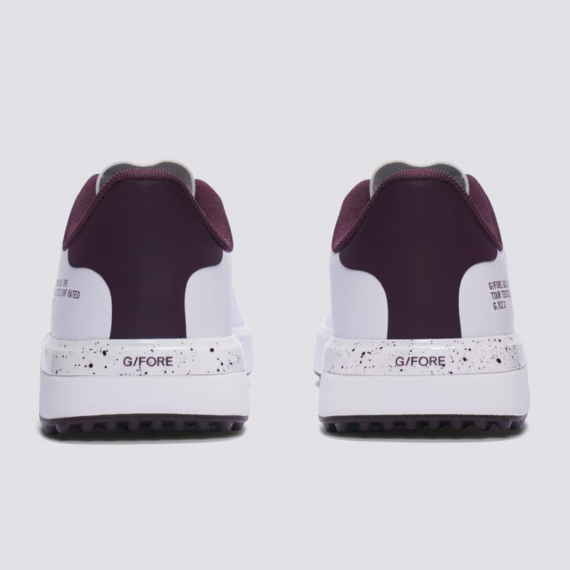 G.112 Golf Shoes Snow/Dark Plum