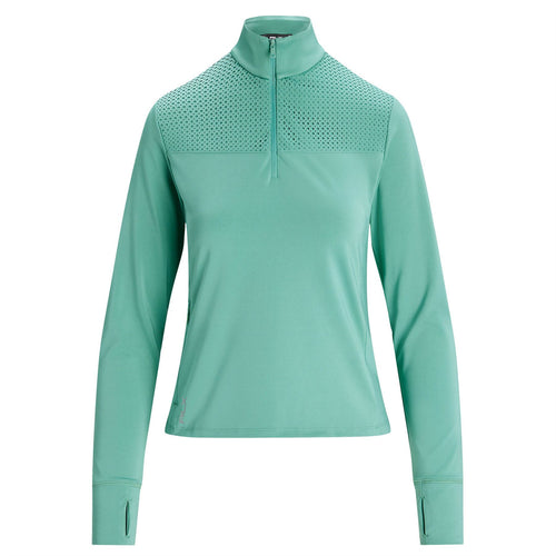 Womens RLX Performance Quarter Zip Haven Green - AW24