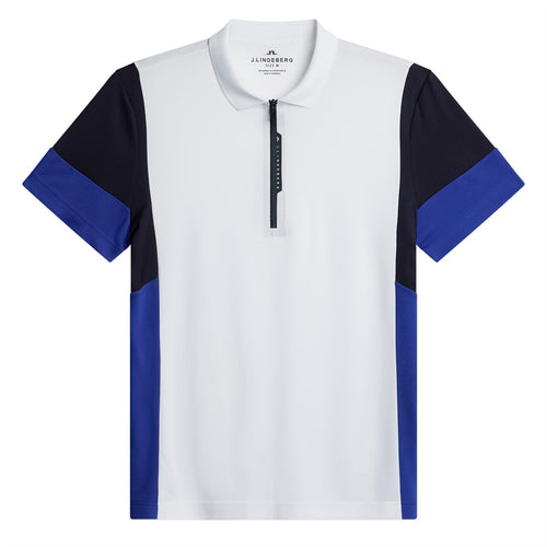 Nero Knit Circular Jacquard Polo White - SS25