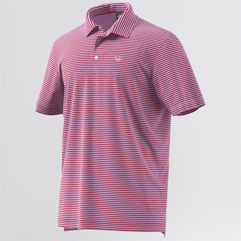 adidas Golf Originals Originals Stripe Pique Polo Bliss Lilac