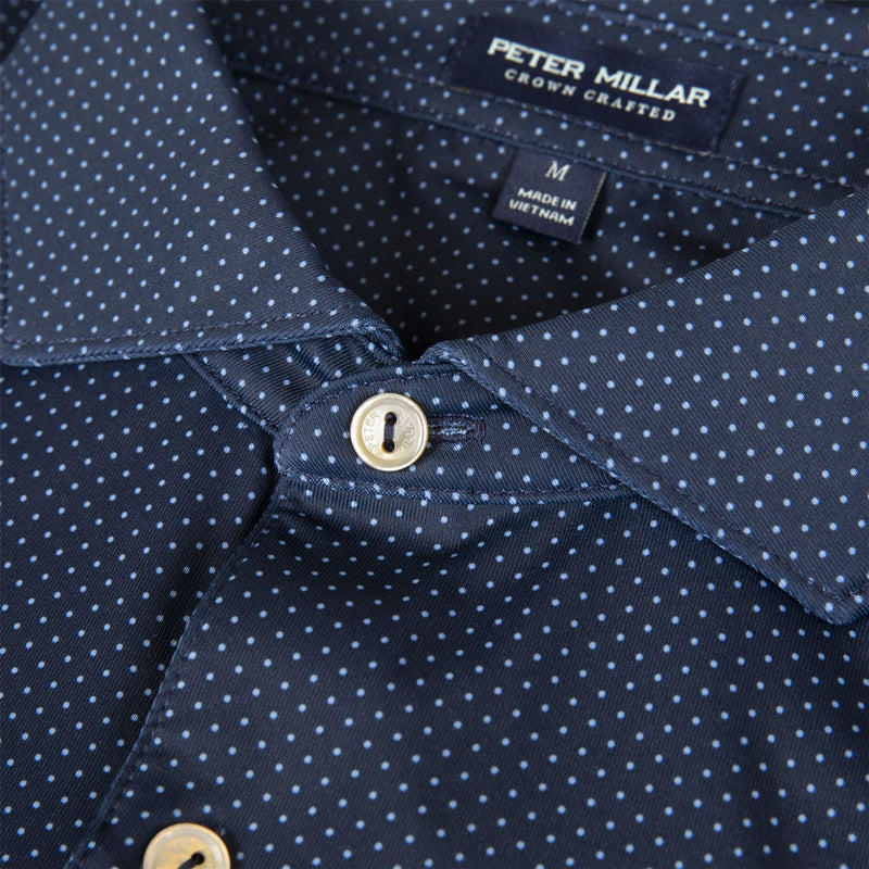 Fermate Performance Jersey Polo Navy