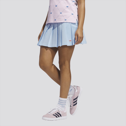 Womens Pleated Skort Clear Sky