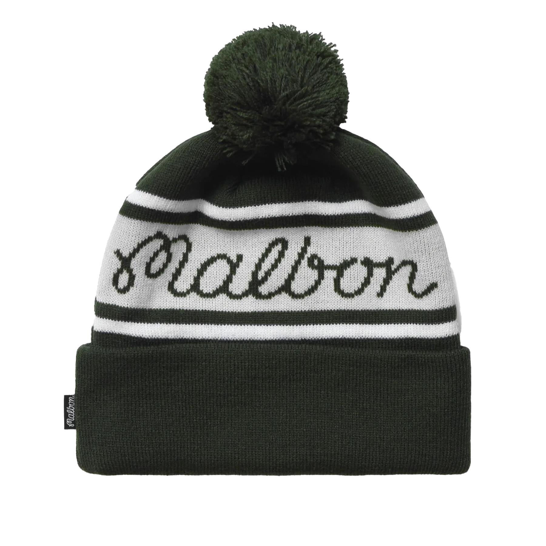 Malbon Golf Clement Pom Beanie Forest | TRENDYGOLF USA