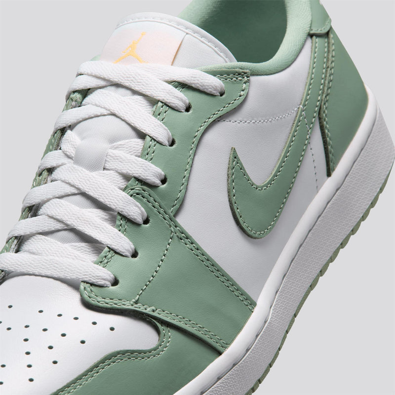 Air Jordan 1 Low G Golf Shoes Steam/Steam/White/Tangerine Tint