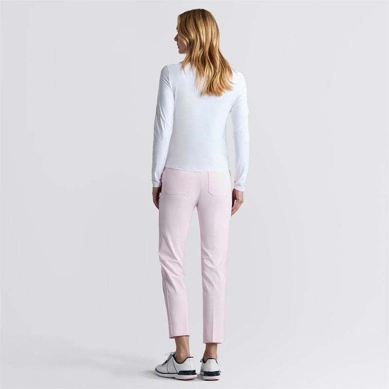 Womens Stretch Performance Twill Straight Leg Pants Blush