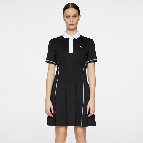 J.Lindeberg Nelly Soft Sculpt Jersey Dress Black