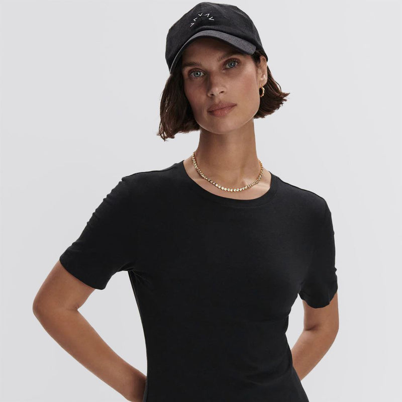 Womens Regina Fitted Tee Black