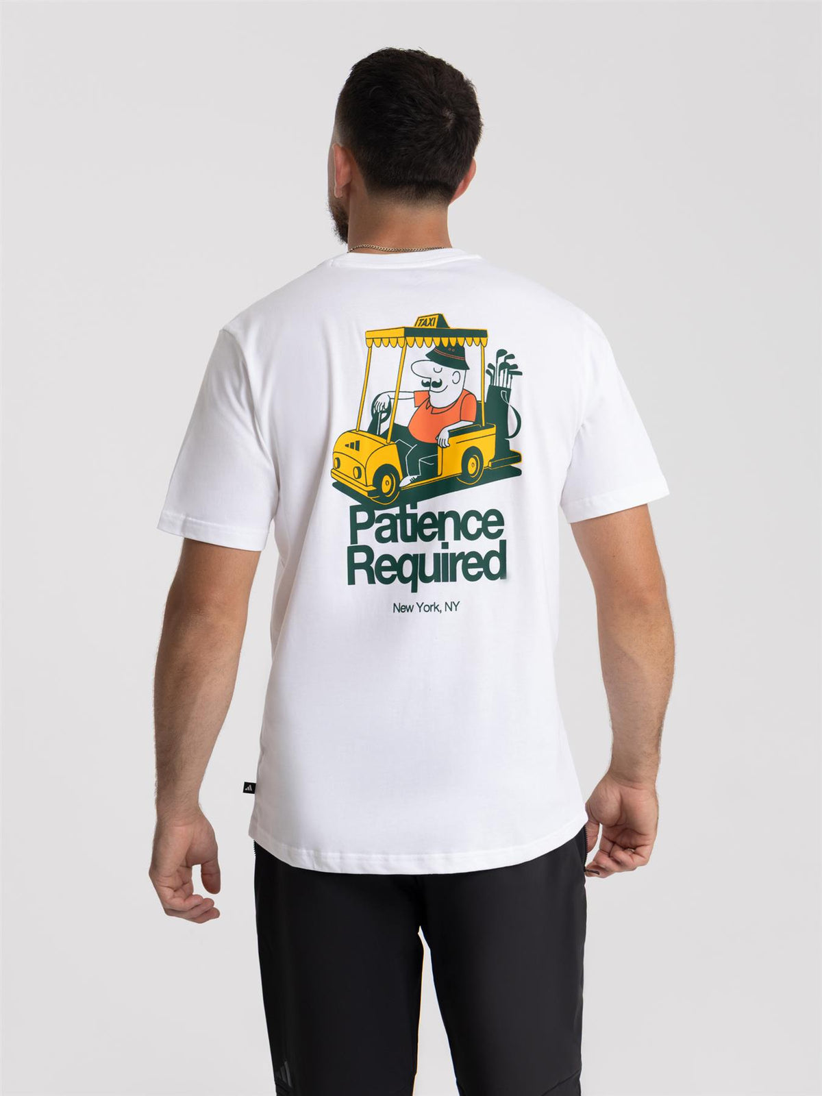 Chip In NYC Graphic Tee White