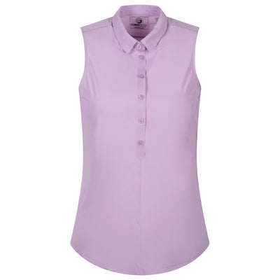 Womens Core Sleeveless Polo Purple Rose - SS23
