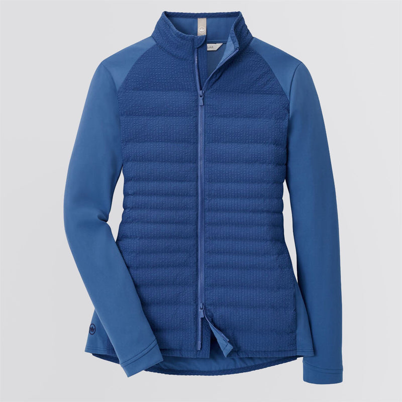 Womens Merge Seersucker Hybrid Jacket Windsor Blue