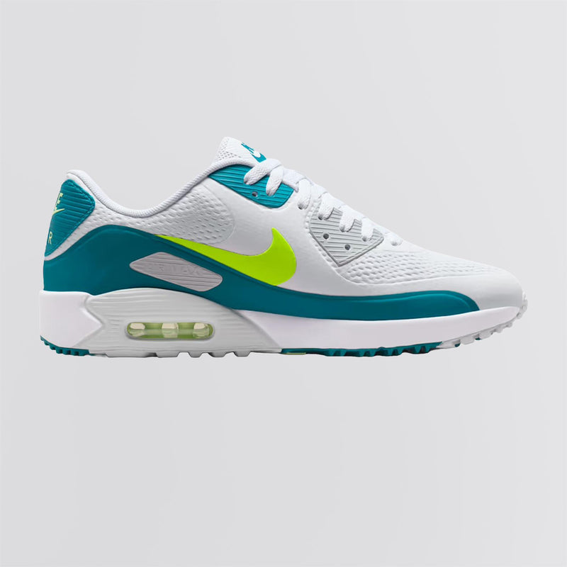 Air Max '90 Spikeless Golf Shoes White/Volt/Bright Spruce