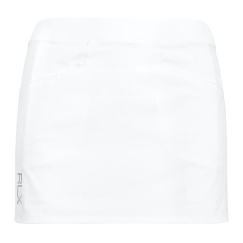 Womens Pleated Four-Way-Stretch Skort Pure White - 2024