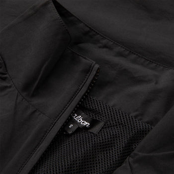 Malbon Golf Evergreen SS Nylon Windshirt Black | TRENDYGOLF USA