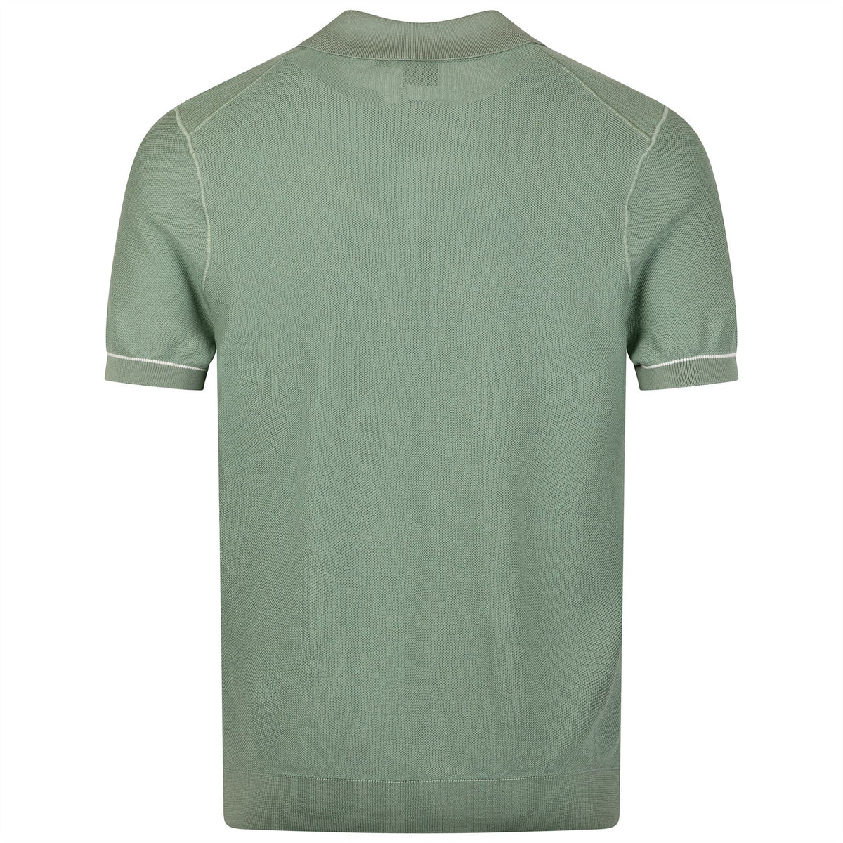 Jianluca Cotton Polo Open Green