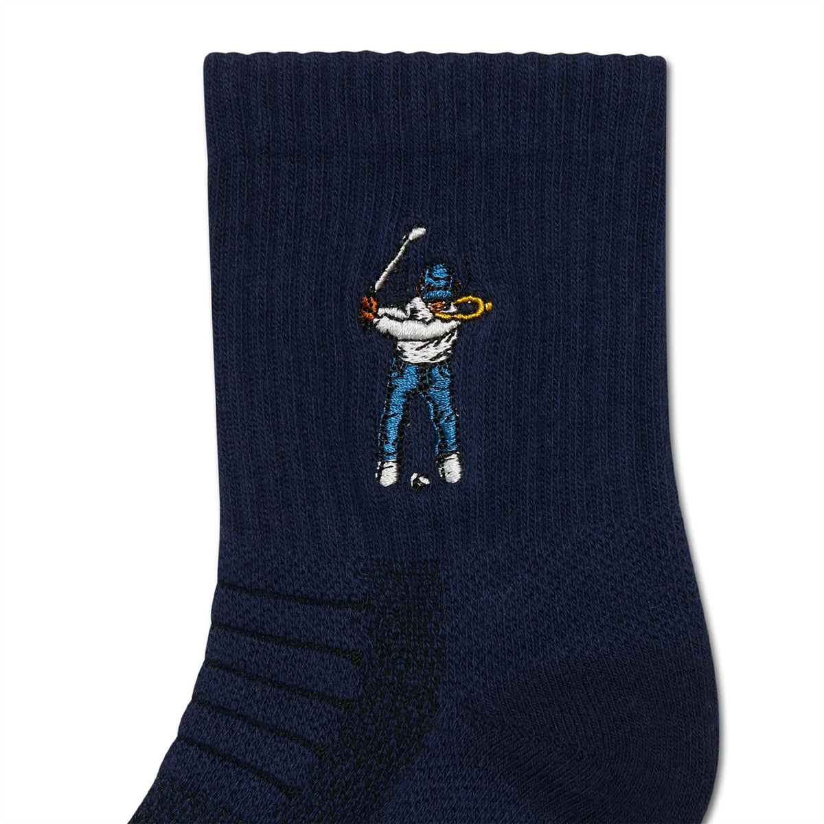 Ankle Height Logo Socks Navy