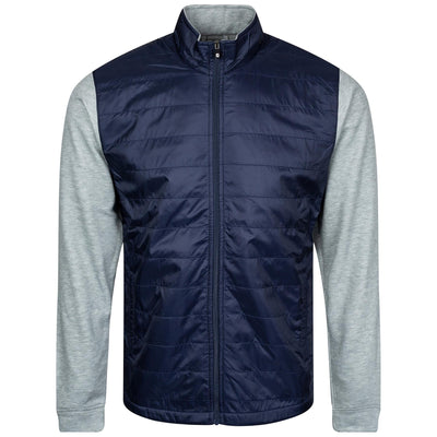 Full Zip Hybrid Jacket Navy