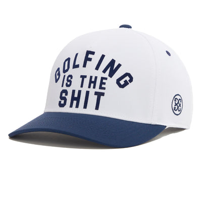 Golfing Is The Sh*t Stretch Twill Snapback Hat Snow - AW23