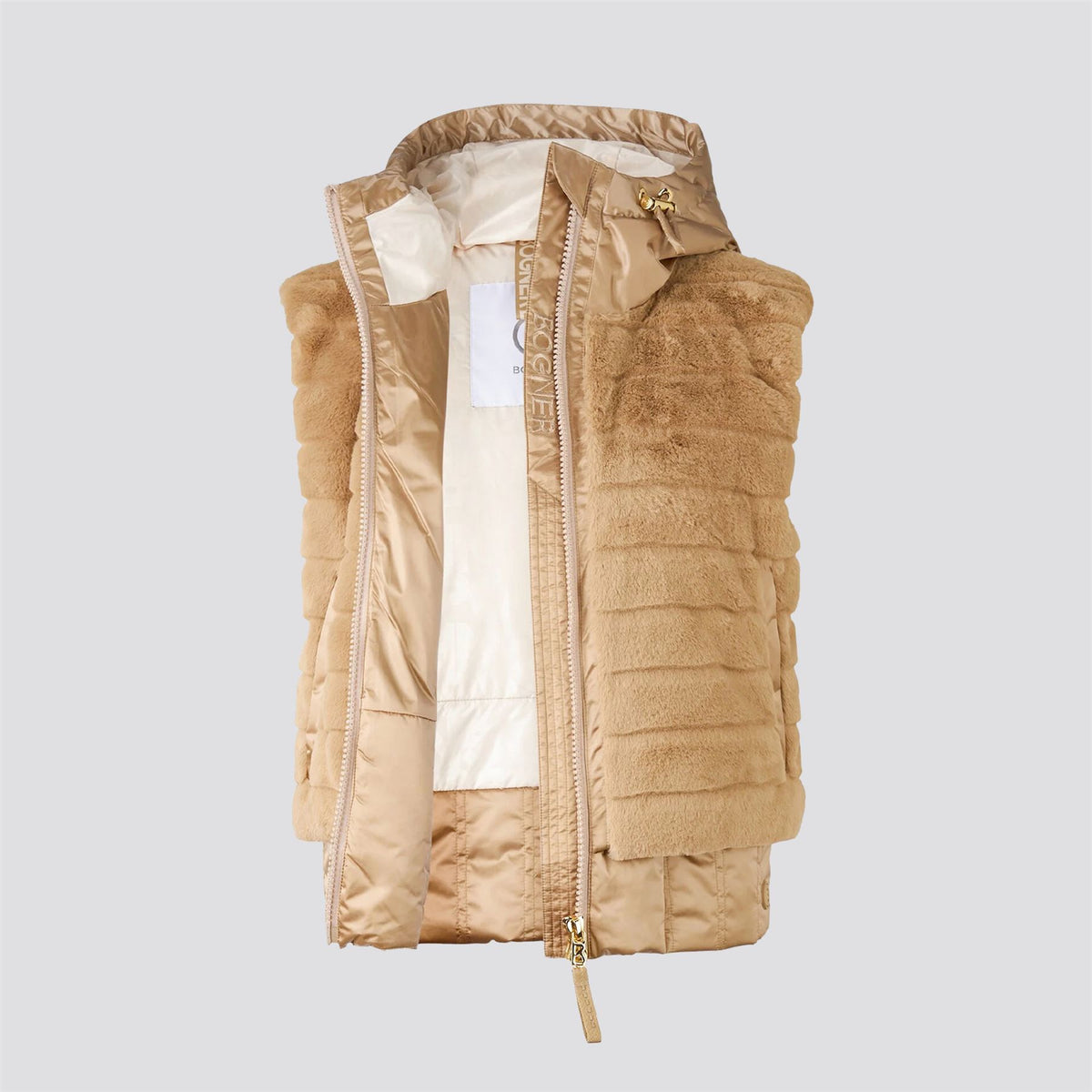Womens Yumi Outdoor Vest Beige