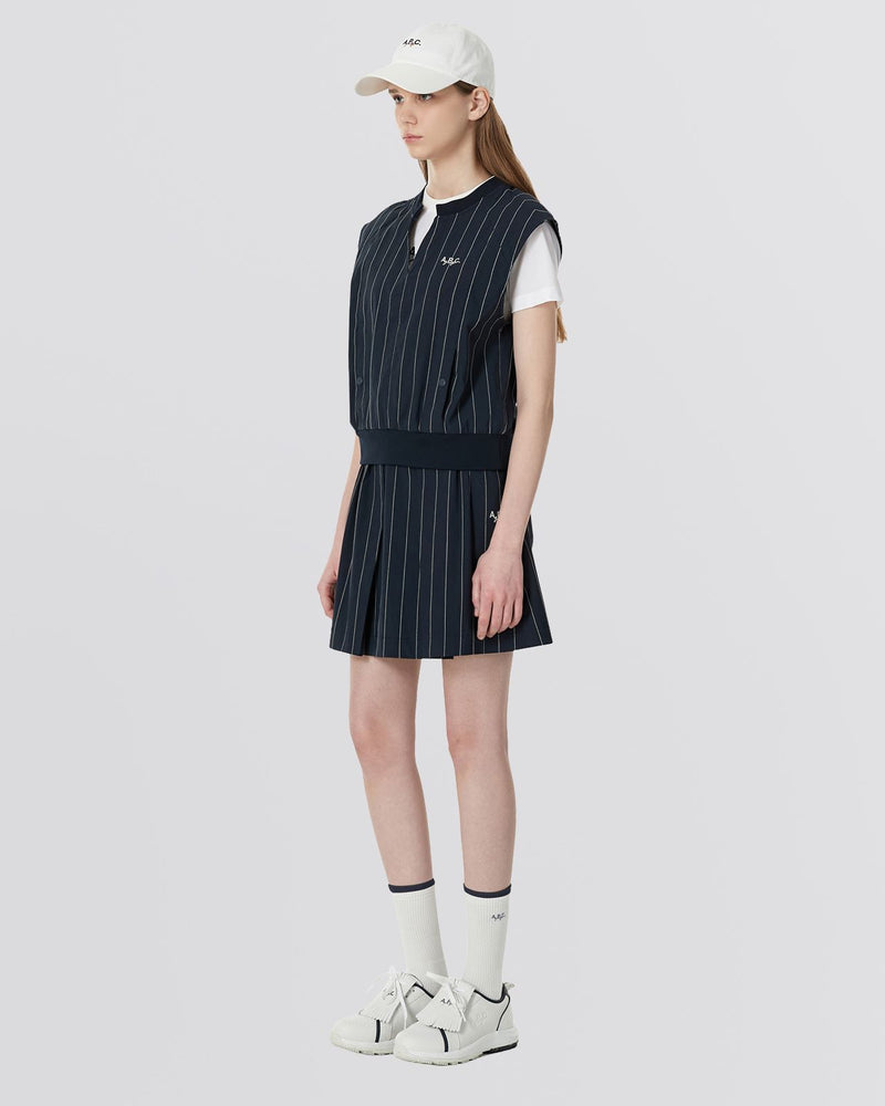 Murielle Flared Skirt Marine