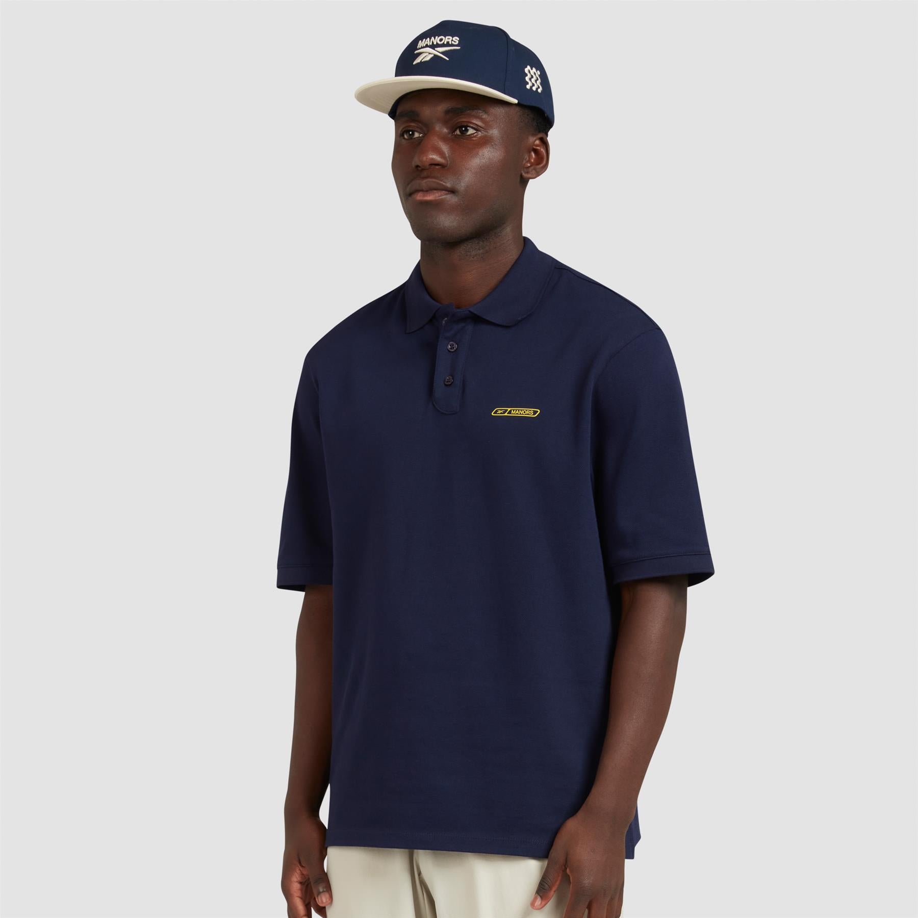 x Reebok Pique Polo Atlantic Blue