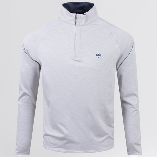 Stealth Performance Quarter Zip Mid Layer British Grey
