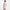 Photo Floral Silky Tech Nylon Sleeveless Polo Snow