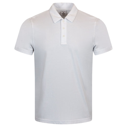 Lightweight Jersey Polo White - AW24