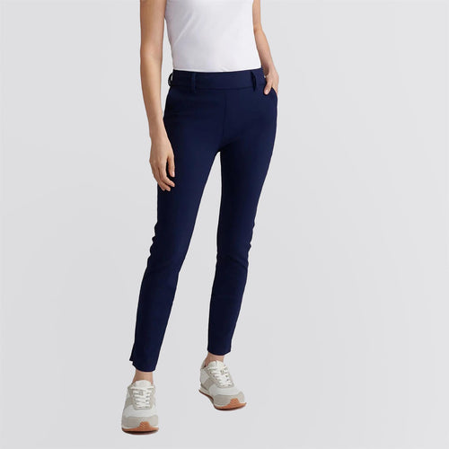 Womens Bingham High Stretch Bonded Ankle Pants Navy