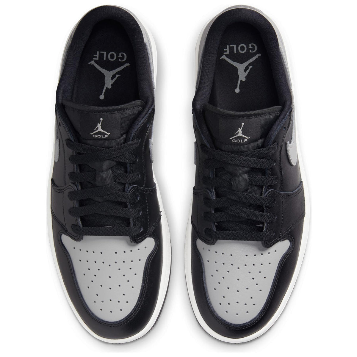 Air Jordan 1 Low Golf Shoes Black/Medium Gray/Sail