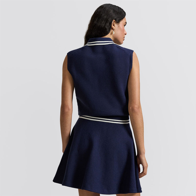 RLX Womens Cotton Blend SL Polo Refined Navy/White Splash