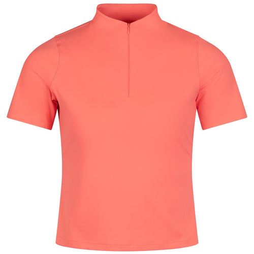 Sunfire Zip Polo Porcelain Rose