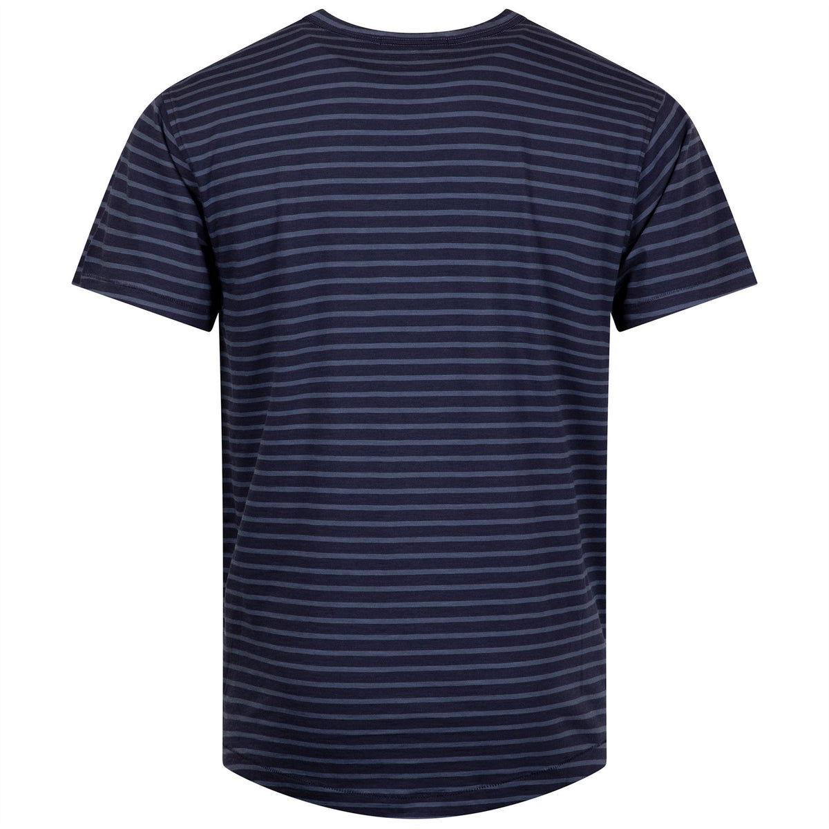 Alpha Slub Striped Tee Maltese Blue/Light Maltese Blue