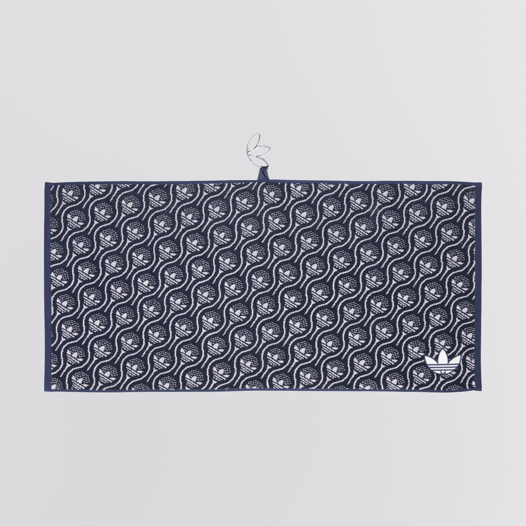 Originals All Over Trefoil Towel Night Indigo
