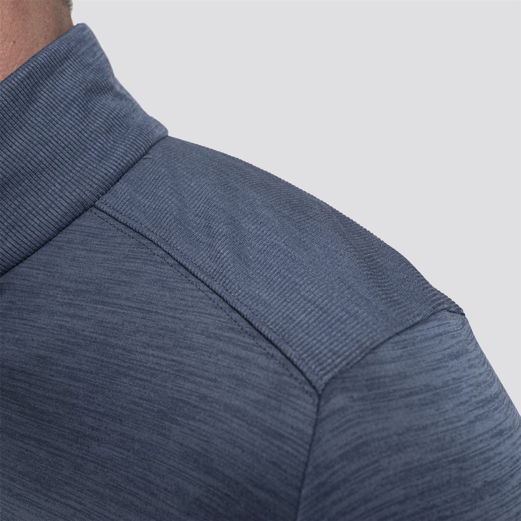 Kjus Liam Techwool Half Zip Mid Layer Admiral Blue | TRENDYGOLF USA