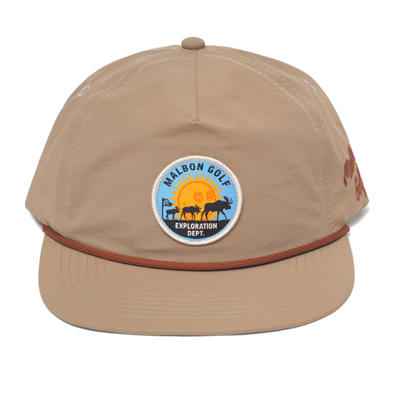 Exploration Dept. Nylon Rope Cap Khaki