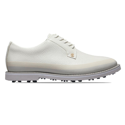 GALLIVANTER Tuxedo Stripe Leather Golf Shoes Snow/Nimbus