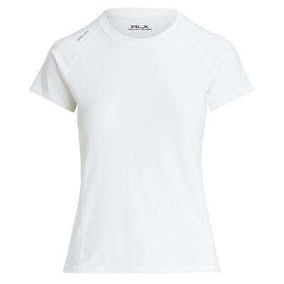 Womens Stretch Jersey Short-Sleeve Tee Ceramic White - SS24