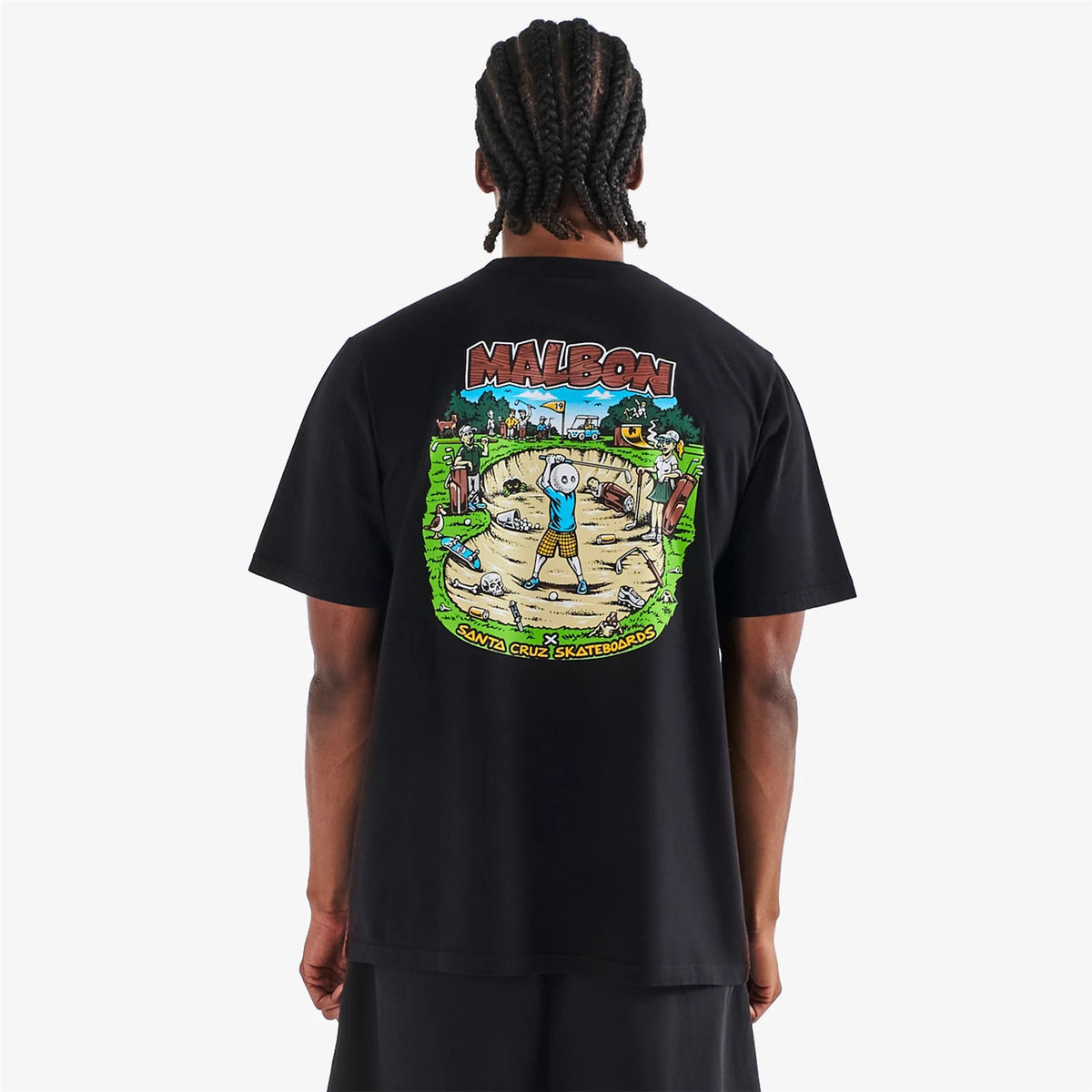 x Santa Cruz Bermuda Bunker Tee Black