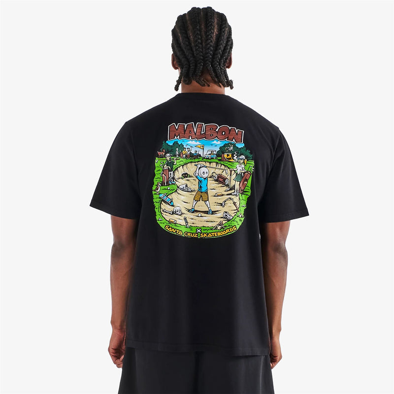 x Santa Cruz Bermuda Bunker Tee Black