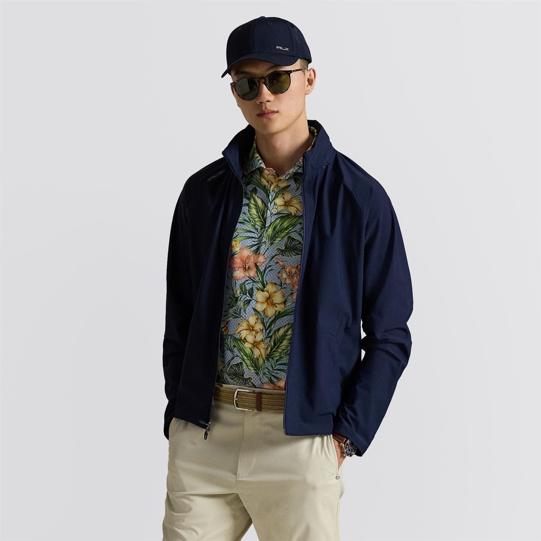 RLX Lightweight Hooded Jacket Refined Navy