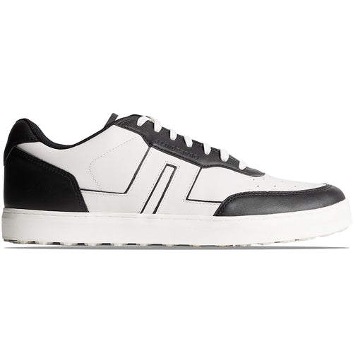 Ace Low-Top Leather Golf Sneakers Black - SS25