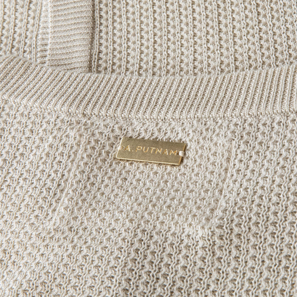 Womens Crochet SS Cardigan Silver Birch