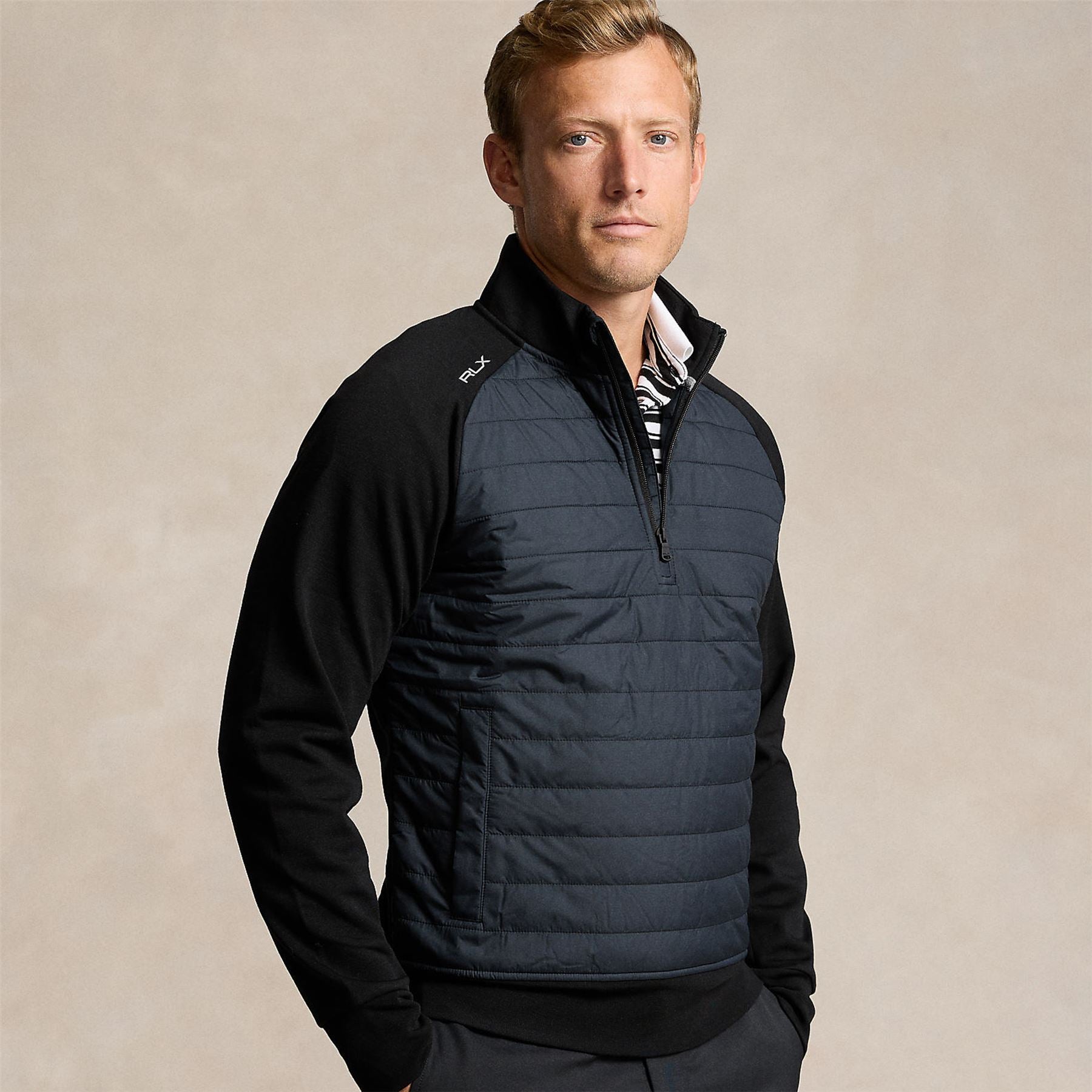 TNRCN HALF ZIP POLO BLACK RUFFLOG サイズL 18623195_41986604_600.jpg