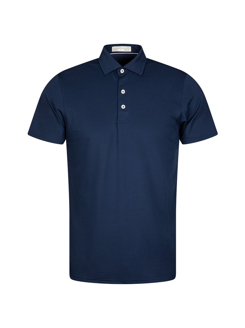 The Macdonald Knit Polo Navy