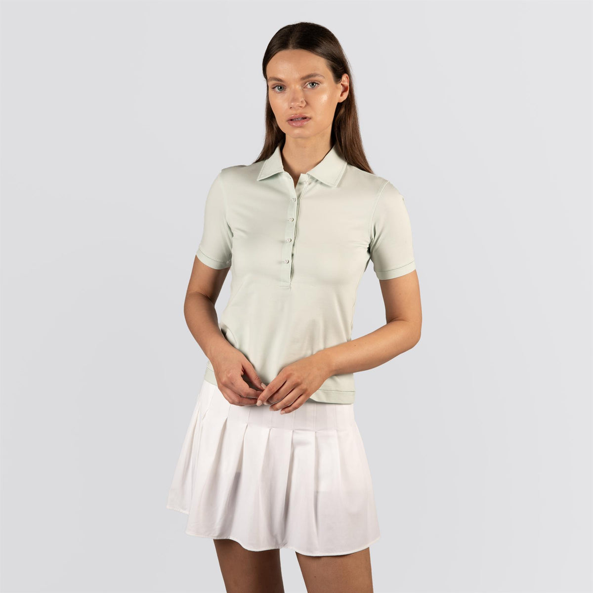 Womens Suki Polo Porcelain