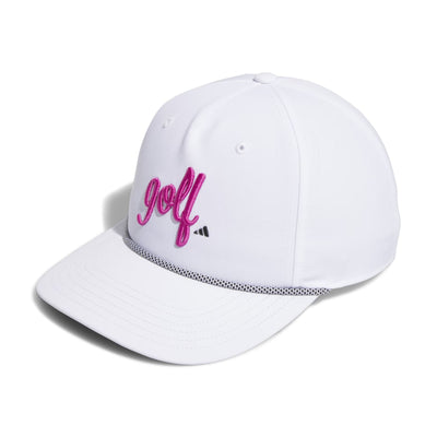 Womens Five Panel Golf Hat White - SS23