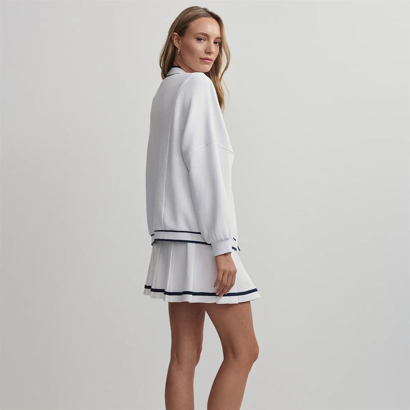 Womens Decker Off Court Cardigan White
