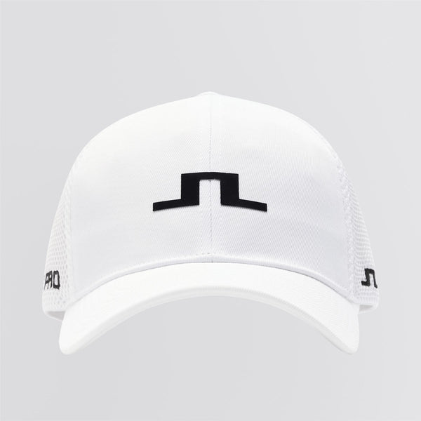 J.Lindeberg JL Pro Cap White – TRENDYGOLFUSA.COM